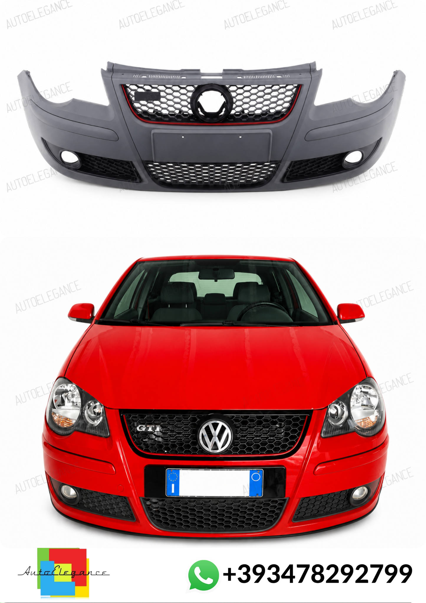 💕ART.10266 PARAURTI  ANTERIORI GTI VW Polo MK3 (2005-2009)💕