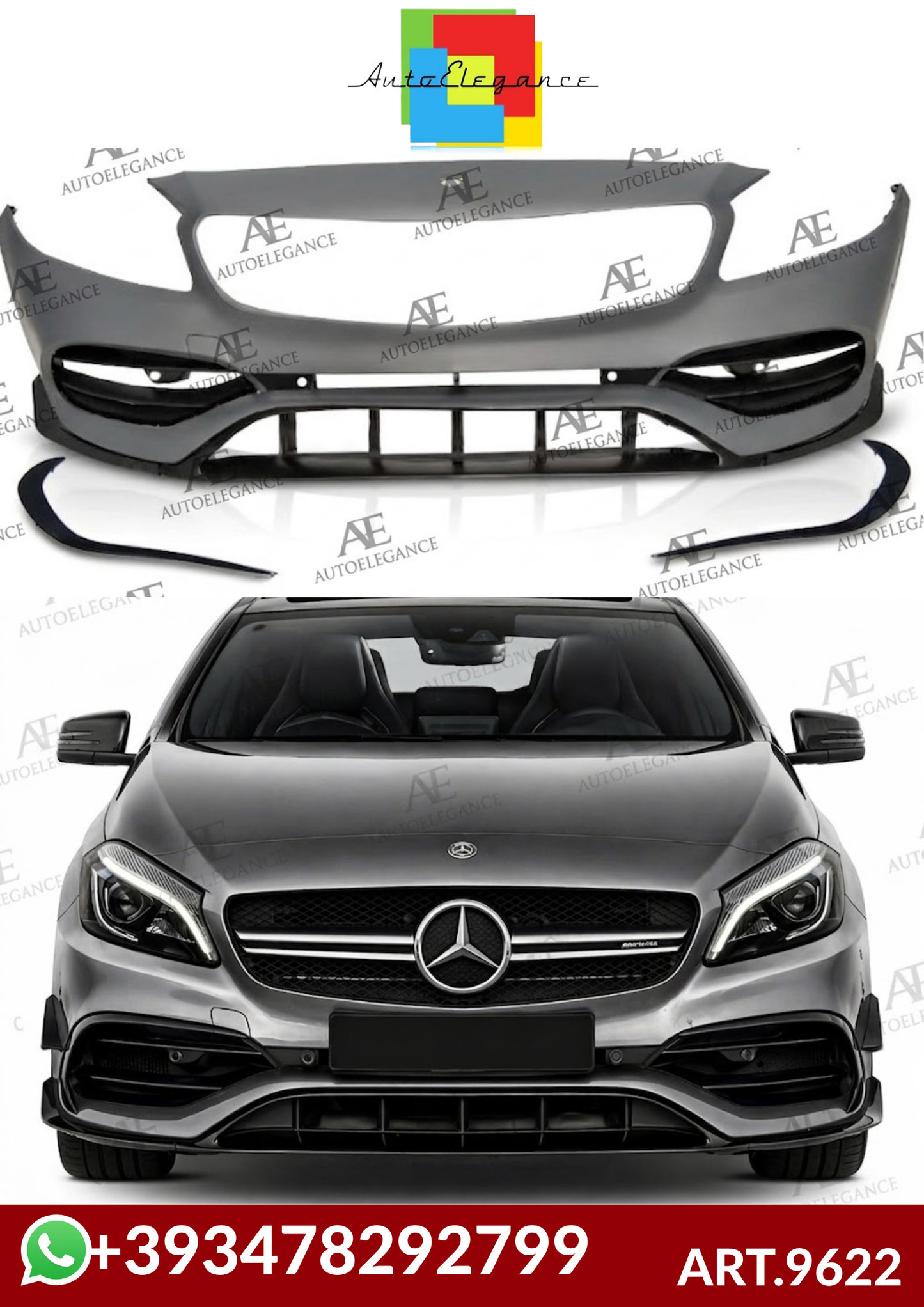💕ART.9622 PARAURTI ANTERIORI MERCEDES A-KLASA W176 15-18💕