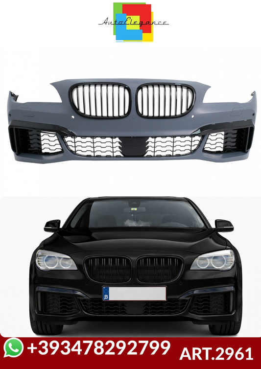 💕ART.2961 Paraurti anteriore con griglie adatto  BMW Serie 7 F01 F02 09-15💕