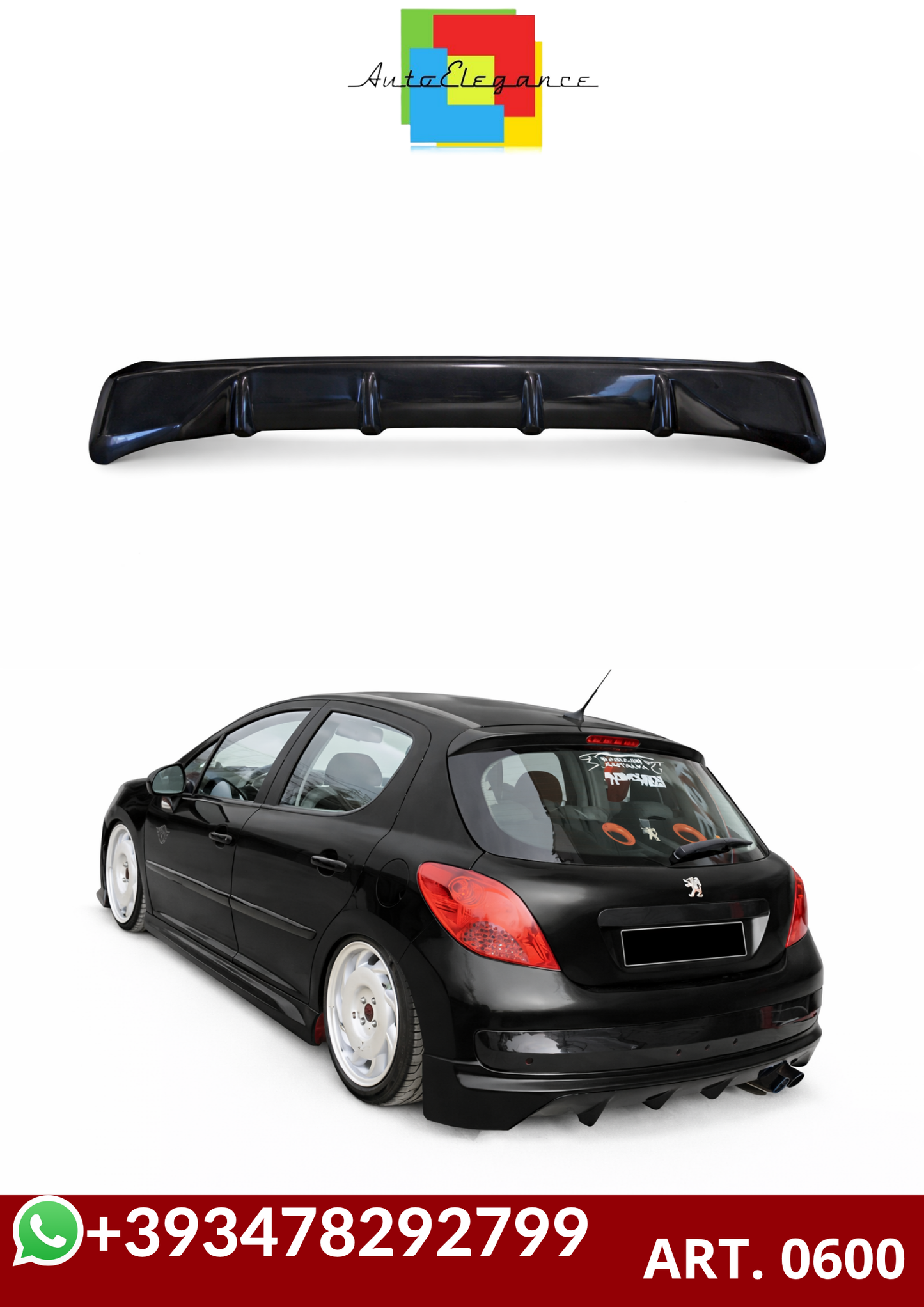 💕ART. 0600 DIFFUSORE PEUGEOT  207 2006+ GREZZO💕