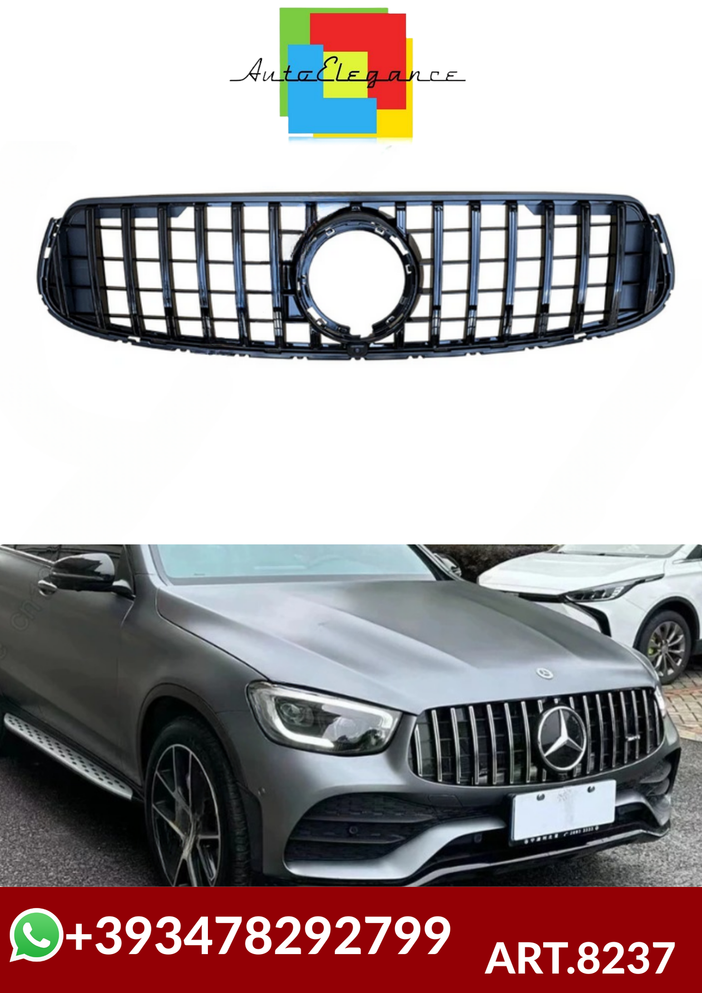 💕ART.8237 GRIGLIA Mercedes-Benz GLC X253 2020-2022💕