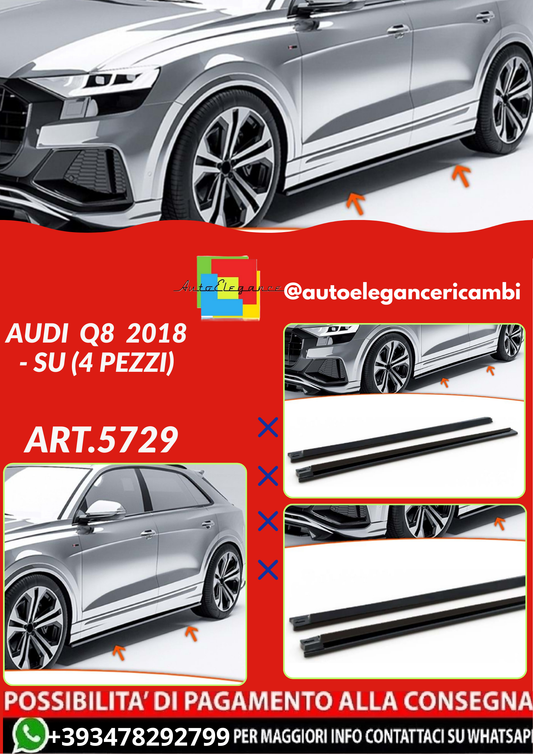 ART.5729 SOTTO MINIGONNE AUDI  Q8  2018 - su (4 pezzi)