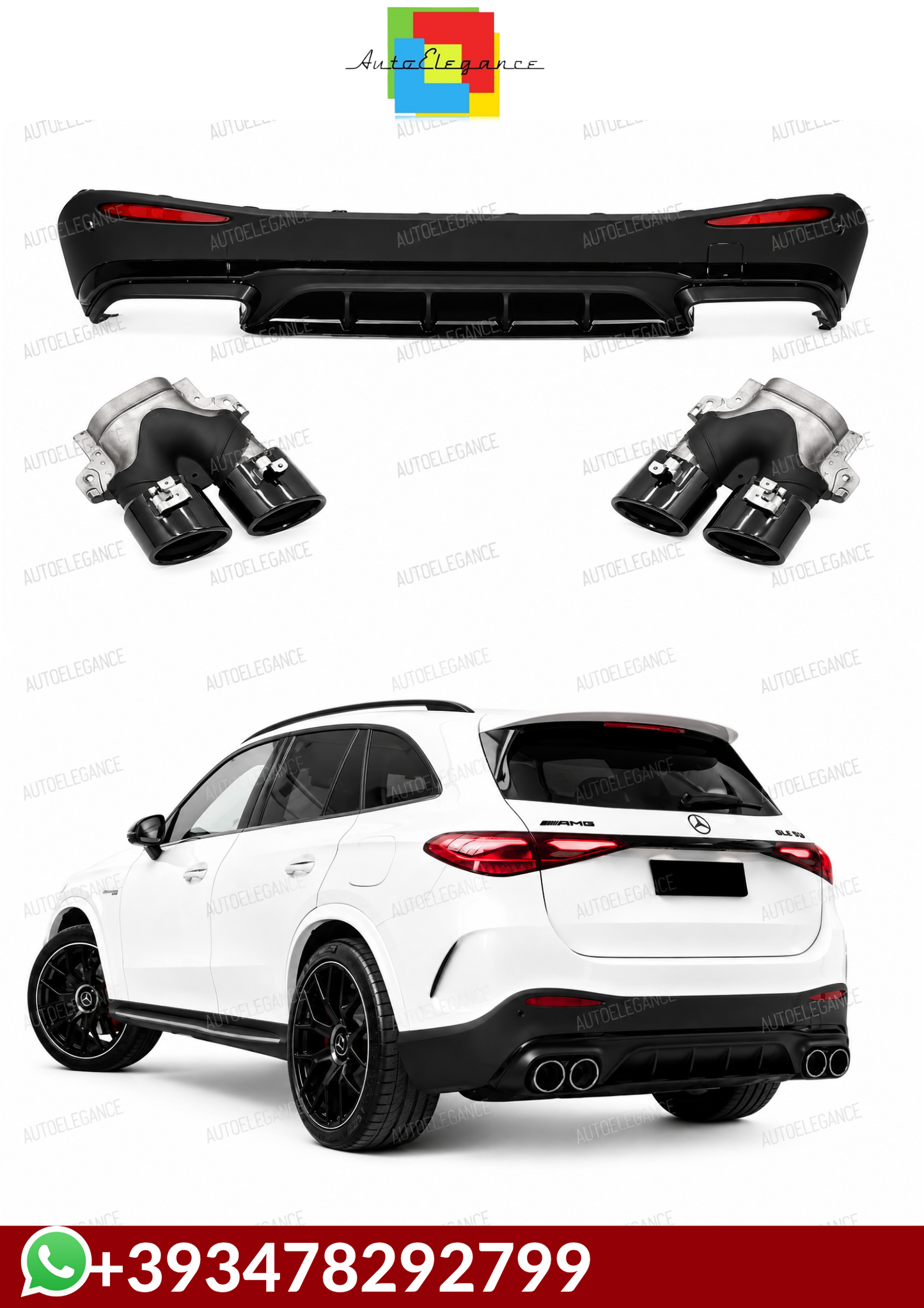 💕DIFFUSORI  MERCEDES GLC X254 AMG 2022+💕