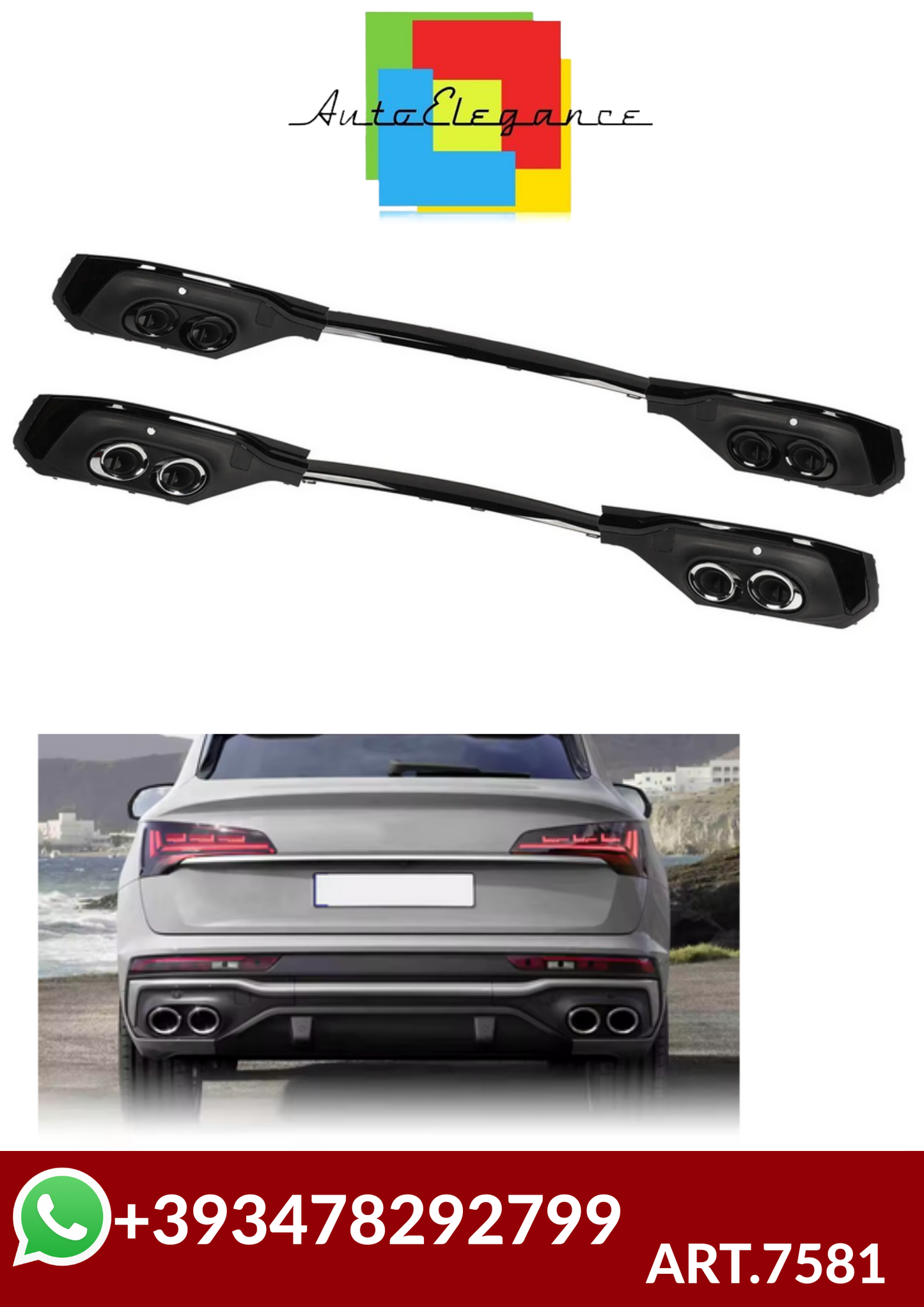 ART.7581  DIFFUSORI Audi SQ5  2021+