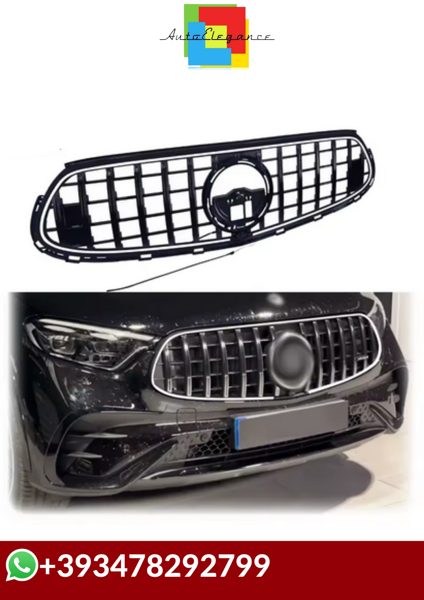 💕 GRIGLIA  CON LED MERCEDES CLASSE GLC 2023+💕