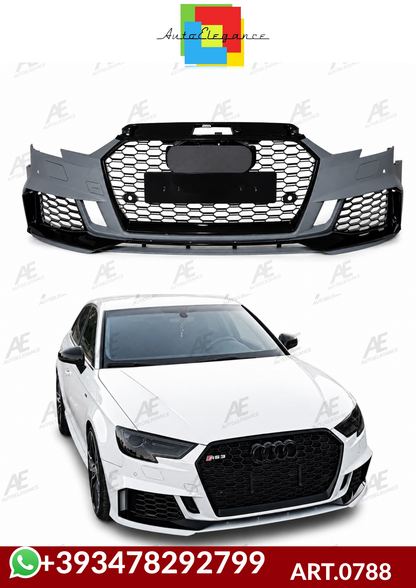 💕ART.0788 PARAURTI ANTERIORE AUDI A3 8V 2017-2020 LOOK RS3💕