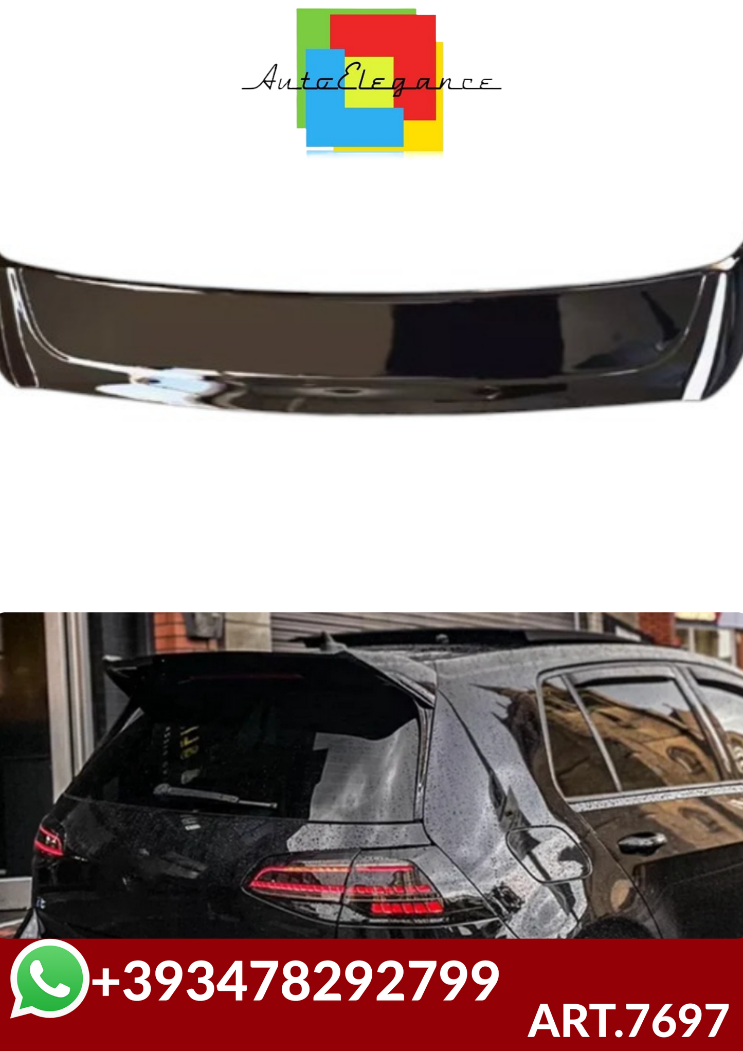 💕ART.7697 SPOILER  VW Golf 7 MK7 7.5  2014-2019 💕