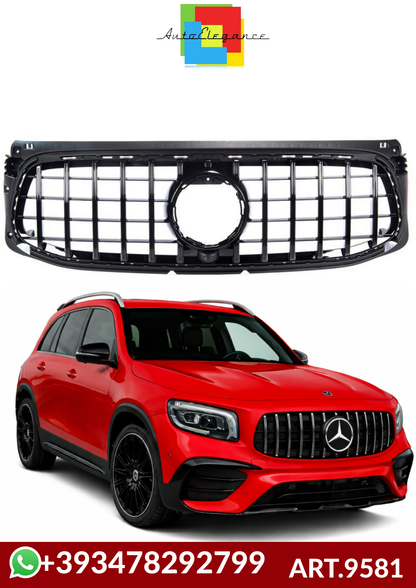 💕ART.9581 GRIGLIA MERCEDES GLB35 AMG NERO LUCIDO Look per(X247)2019+Panameri 💕