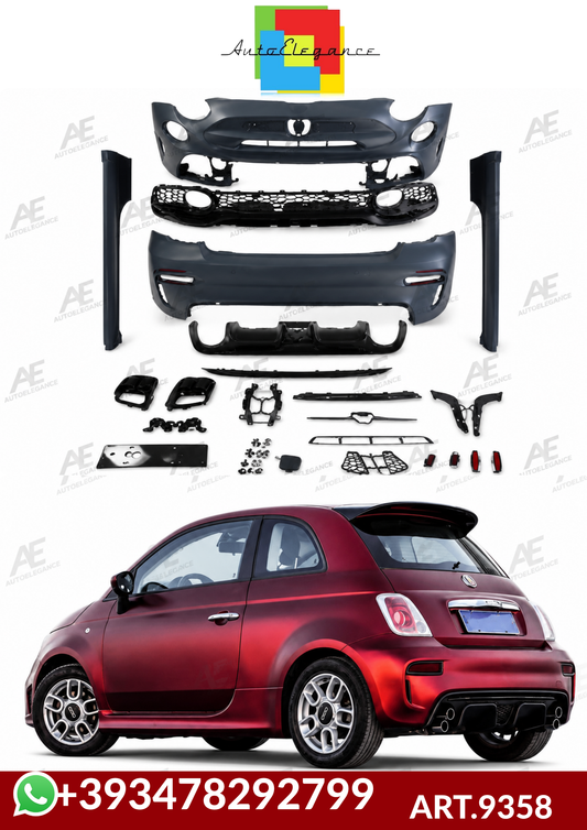 💕ART.9358 BODYKIT FIAT 500 LOOK ABARTH 695 (2007-2014)💕