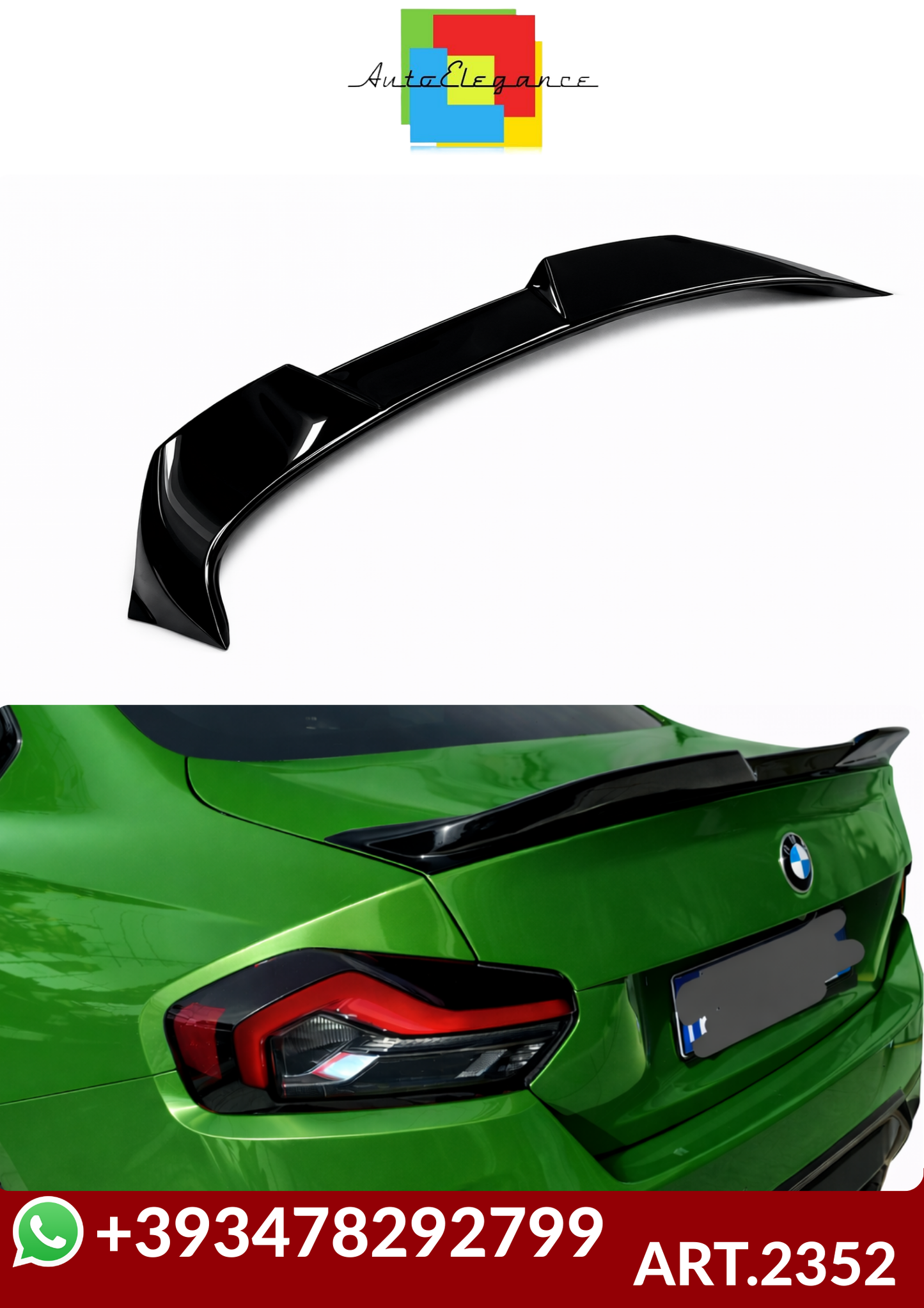 💕ART.2352  SPOILER BMW M2 G87 2023+ 💕