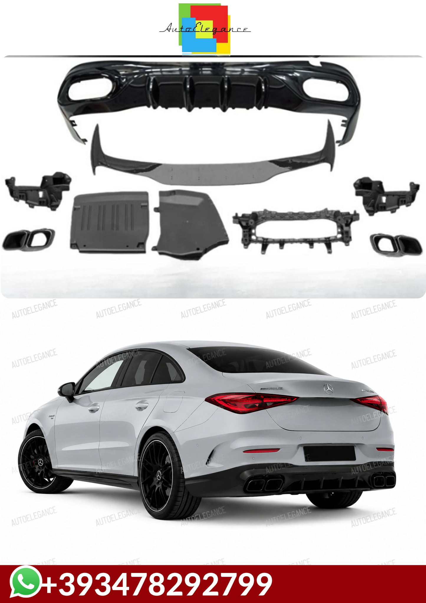 💕 DIFFUSORI  MERCEDES CLE W236 AMG-LINE💕