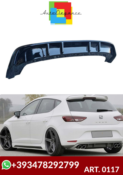 💕ART. 0117 DIFFUSORE SEAT LEON 5F 2012-2016 NERO LUCIDO 💕