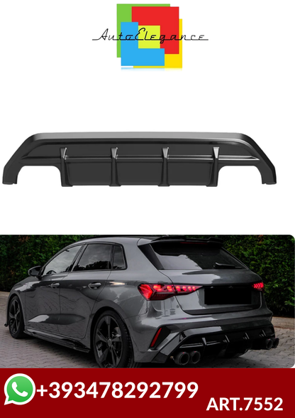 ART.7552 Diffusore AUDI A3 S-Line/S3 8Y (Sportback) Facelift 2025+