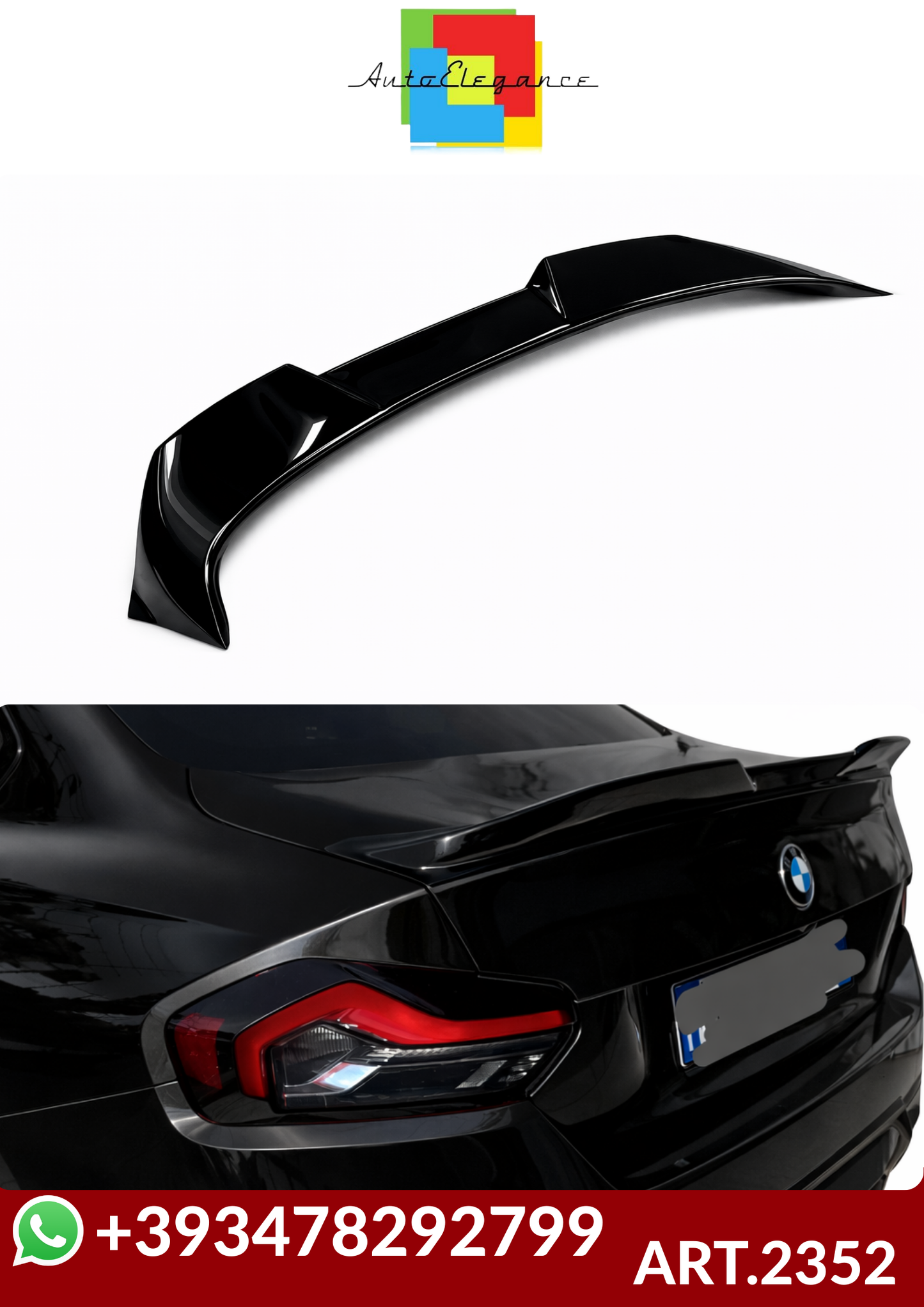 💕ART.2352  SPOILER BMW M2 G87 2023+ 💕