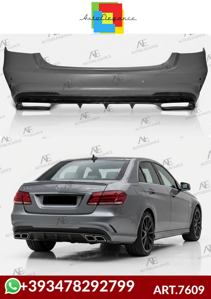 ART.7609 Paraurti Posteriore Stile E63-S per MERCEDES W212 13-16 4D