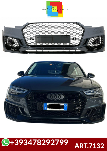💕ART.7132 PARAURTI ANTERIORI  AUDI A4 B9 8W 2016-2018 Quattro RS4💕