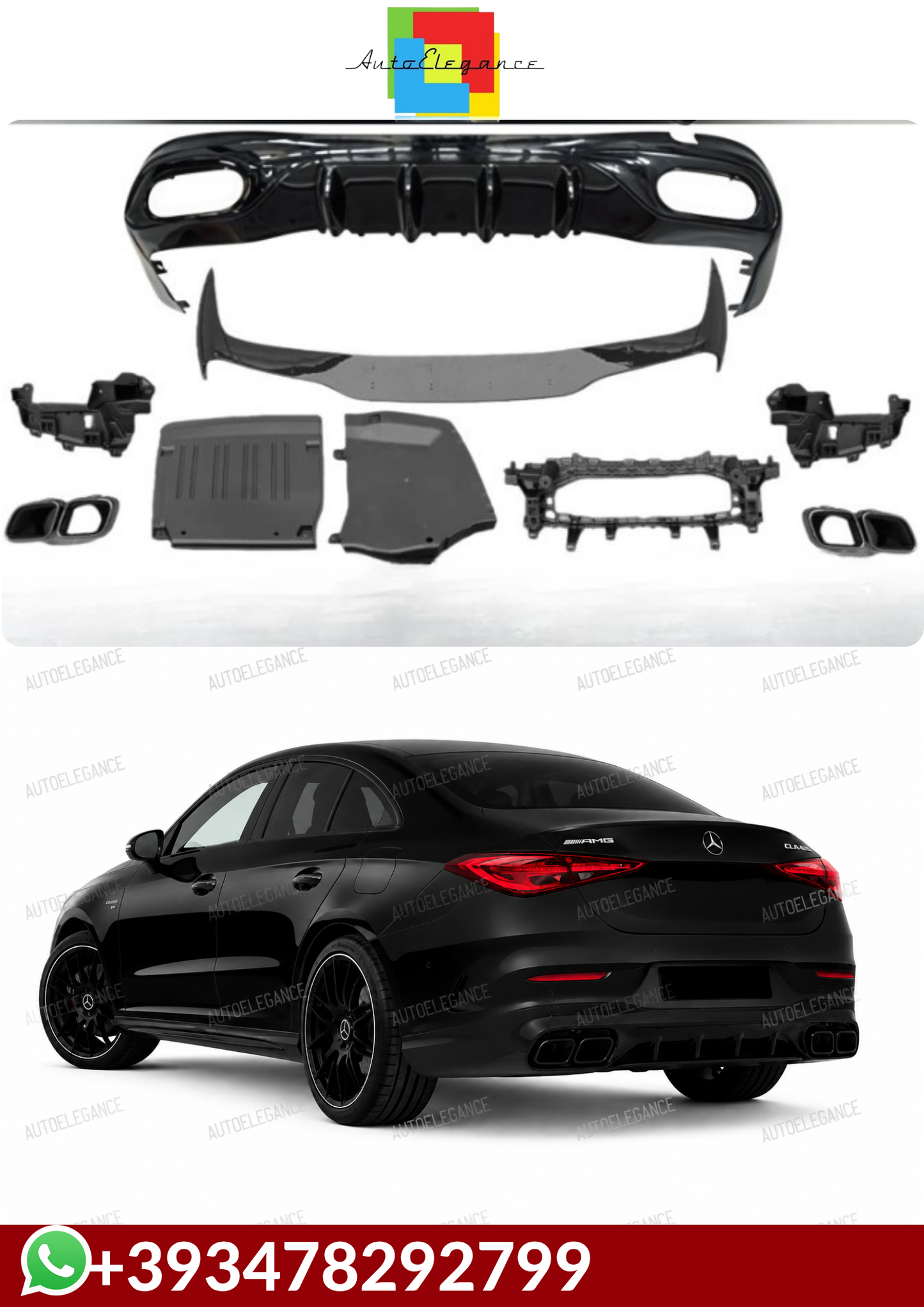💕 DIFFUSORI  MERCEDES CLE W236 AMG-LINE💕