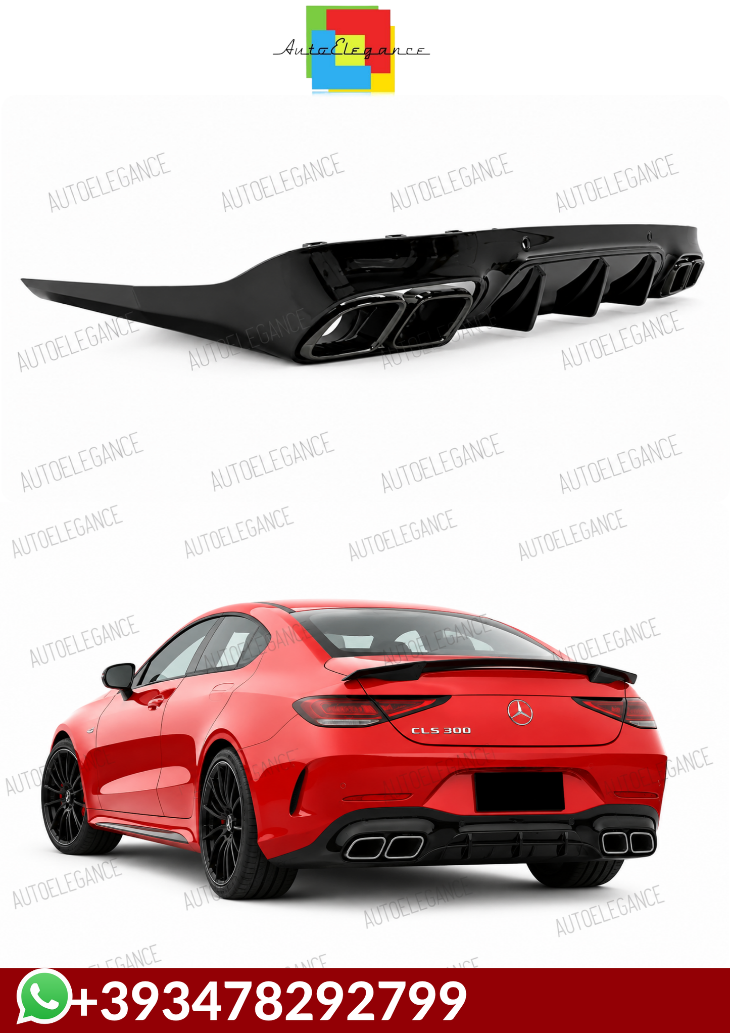💕DIFFUSORI  MERCEDES CLS W257 AMG 2018+💕