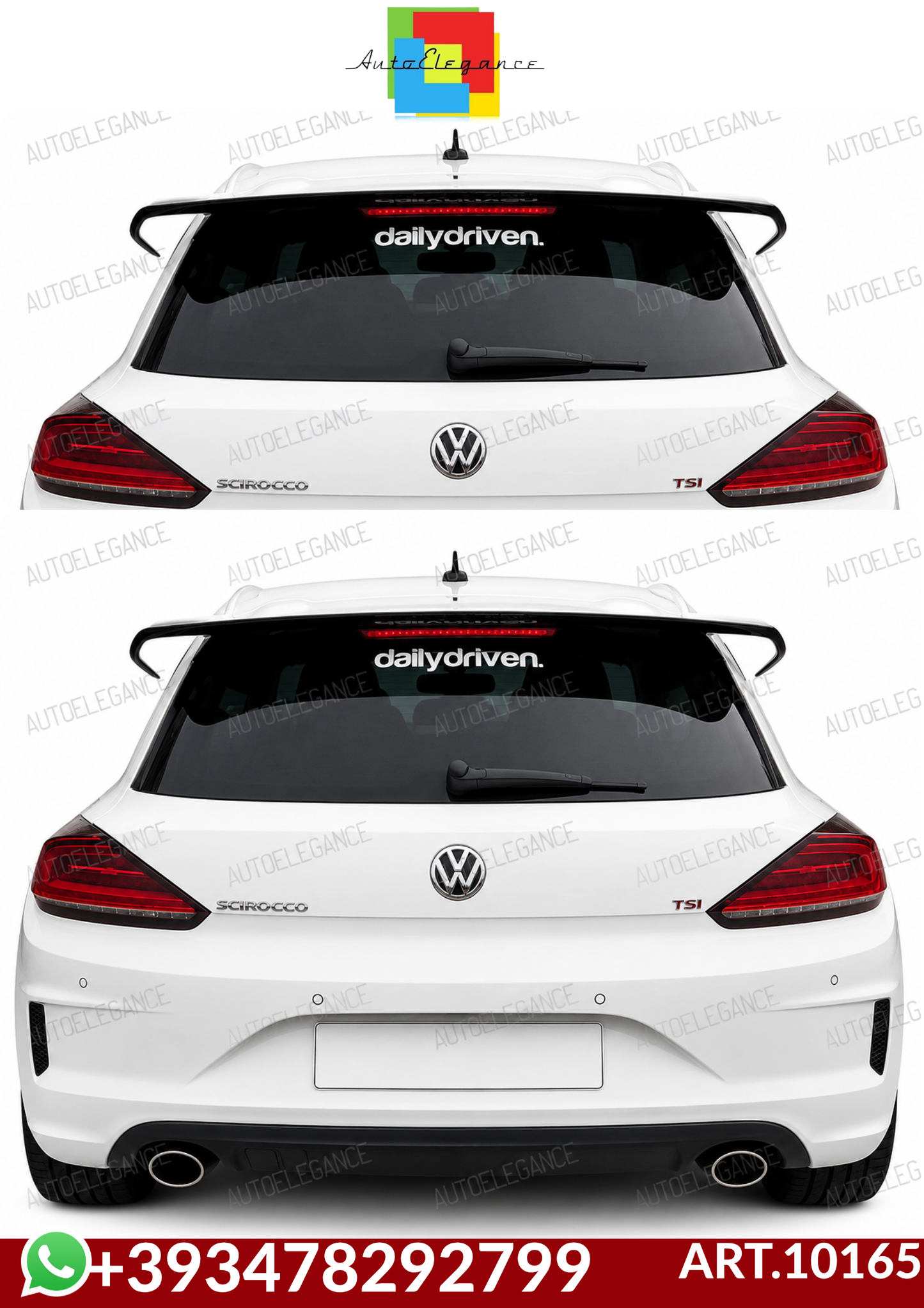 💕ART.10165 SPOILER VW  SCIROCCO 2013-2017💕