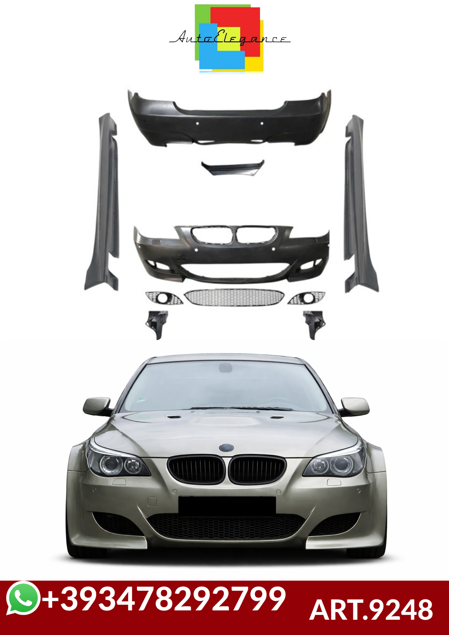 💕ART.9248 Bodykit Stile M5 for BMW Serie 5 (E60) (2003-2007) 💕