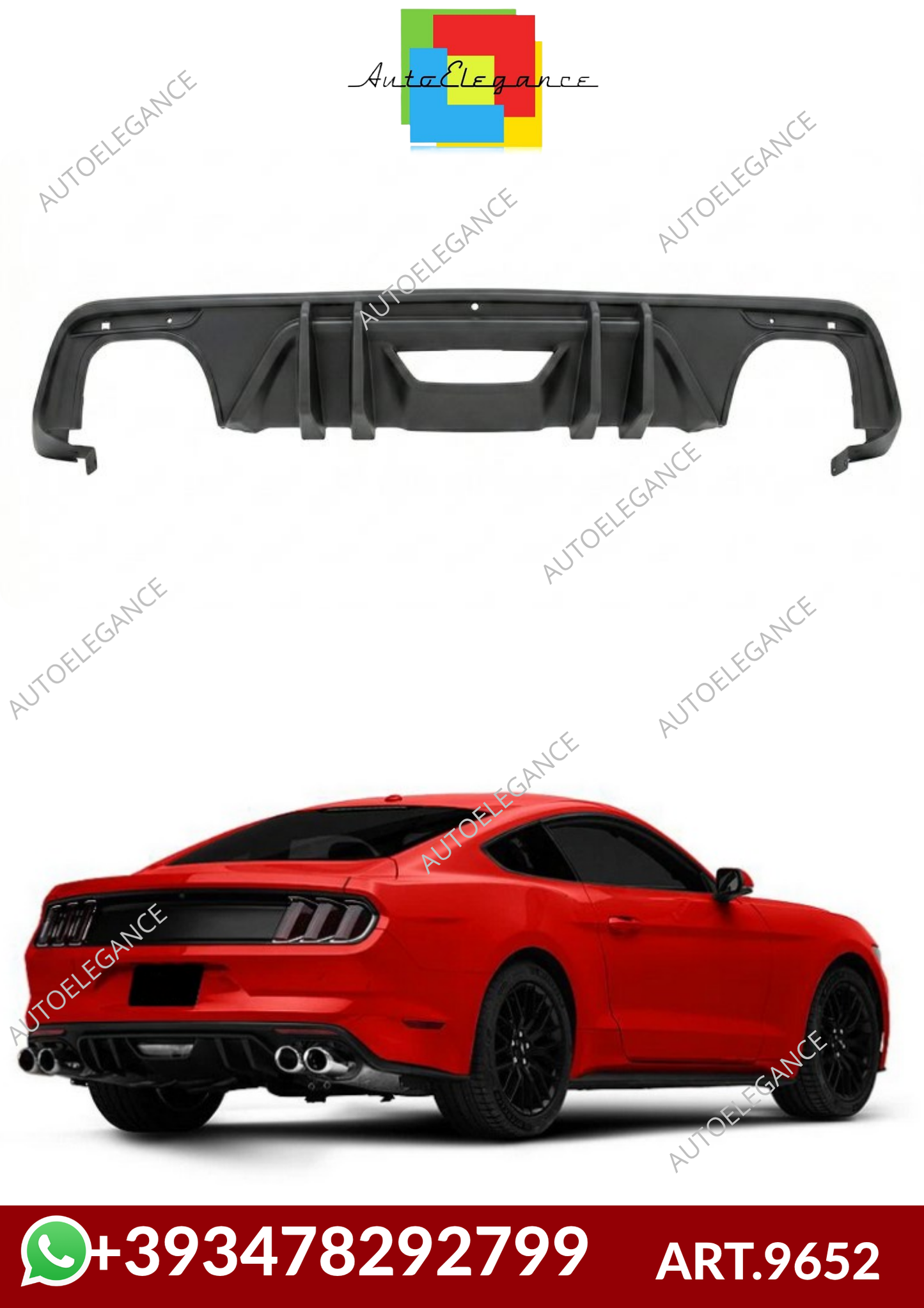 💕ART.9652 DIFFUSORI  Ford Mustang VI (2015-2017) 💕