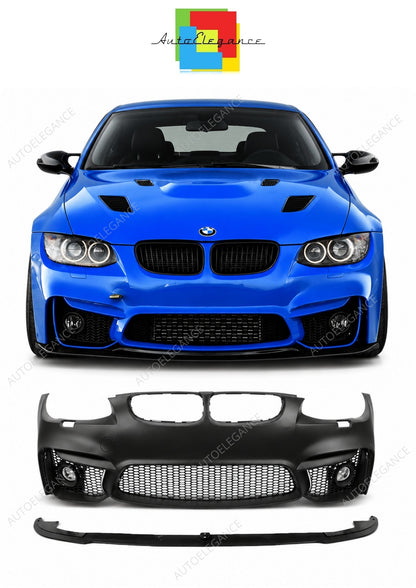 💕 Paraurti Anteriore Adatto per BMW E92 E93 LCI 10-14 Look M4 Lip 💕