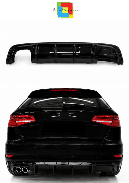 💕ART.1733 Diffusore rs3 per audi a3 8v 2017+ restyling solo paraurti standard💕