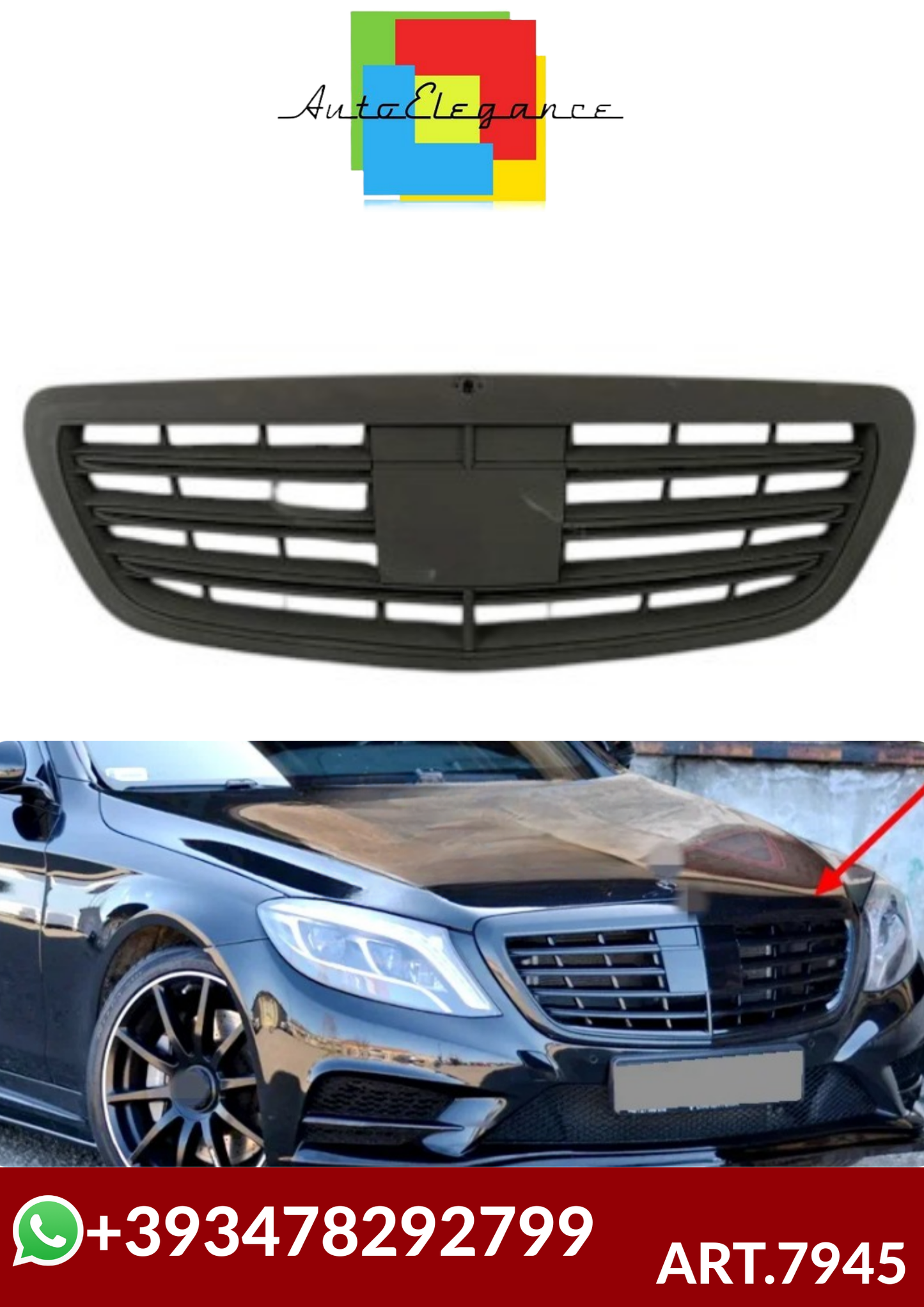 💕ART.7945  GRIGLIA MERCEDES W222 S-Class 2014+ S63💕
