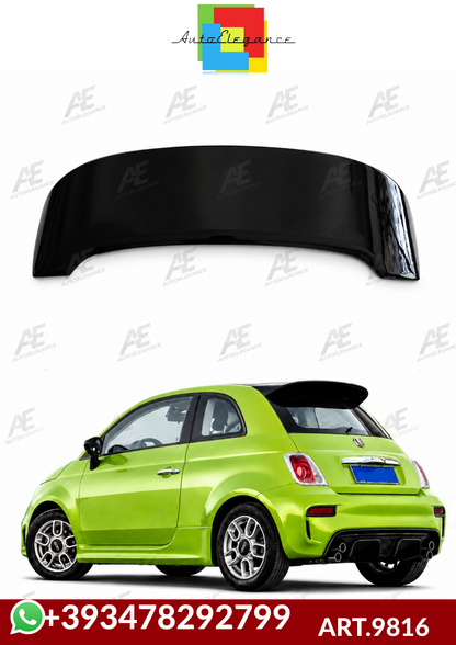 ART.9816 SPOILER Fiat 500 (2008-2024)ABARTH  NERO  LUCIDO