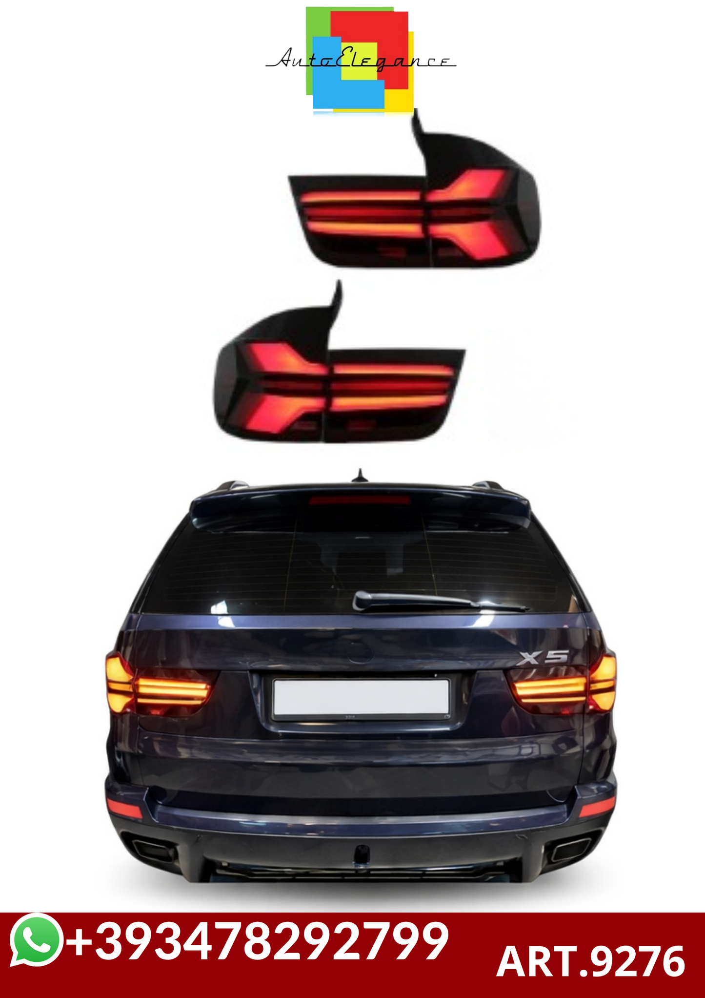 💕ART.9276 FARI  POSTERIORI  BMW X5 E70 (2007-2013) design G05 LCI💕