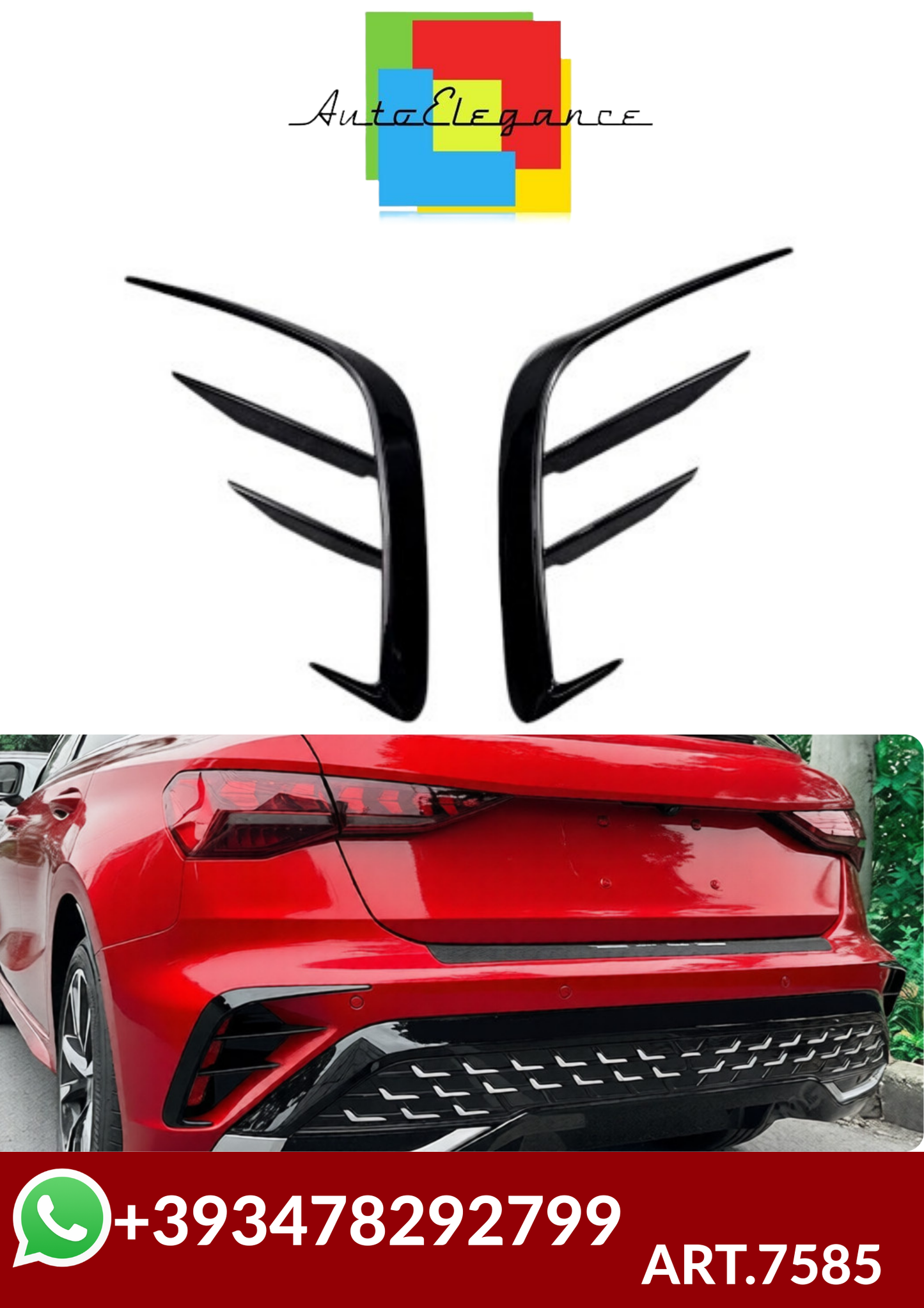 ART.7585 FLAPS Audi A3 8Y S3 RS3 TDI 2025+