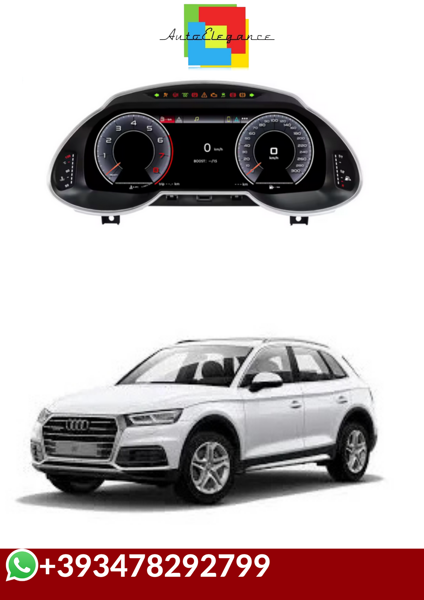 💕 VIRTUAL  COCKPIT  Audi Q5 2009-2018 💕