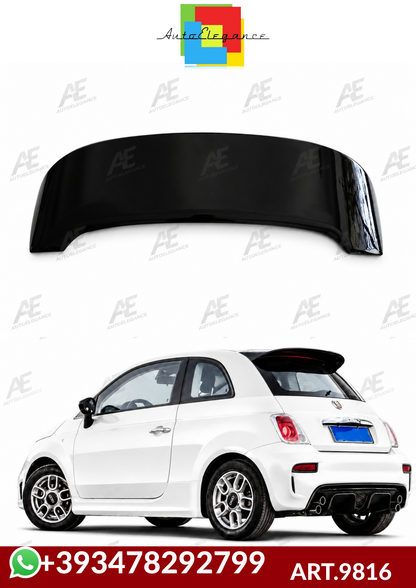 ART.9816 SPOILER Fiat 500 (2008-2024)ABARTH  NERO  LUCIDO