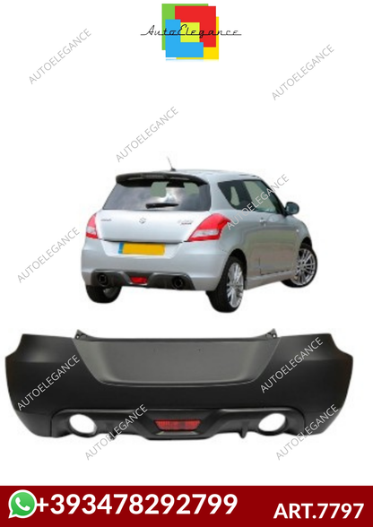 ART.7797 Paraurti Posteriore SPORTIVO SUZUKI SWIFT V 2010-2017