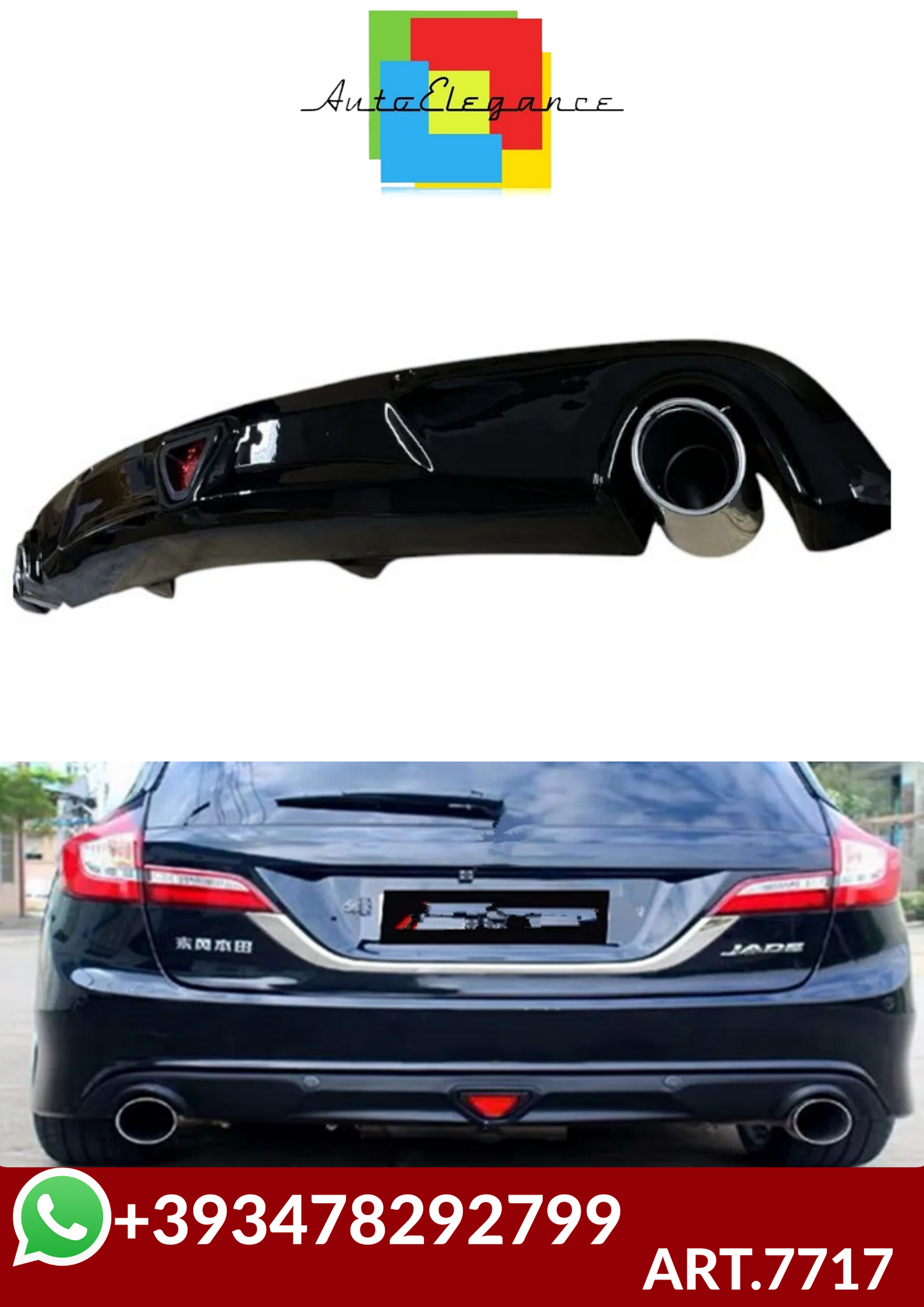 💕ART.7717  DIFFUSORI  Honda JADE  2013 - 2016💕