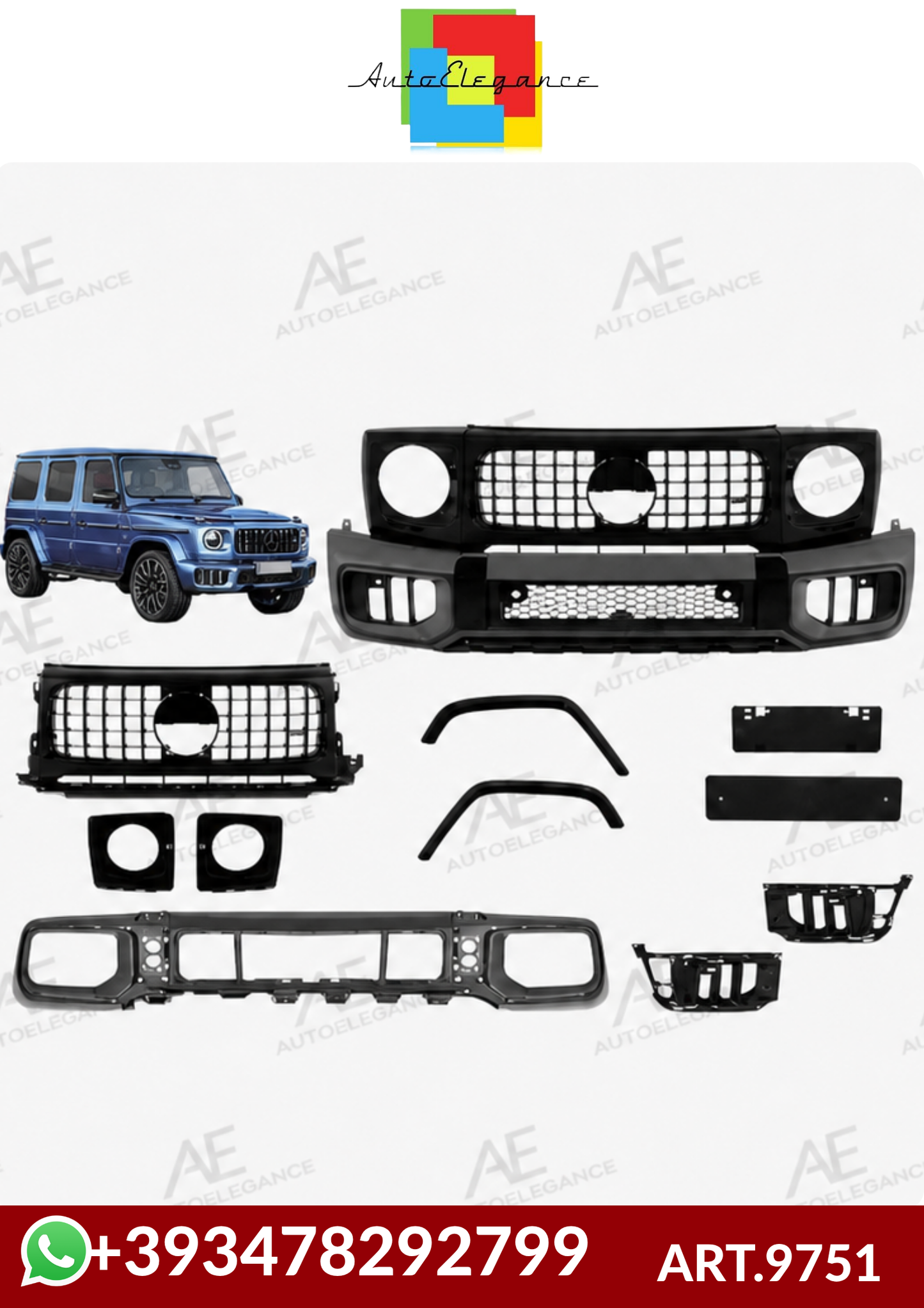 💕 ART.9751 BODYKIT Mercedes G-Class W465 2024💕