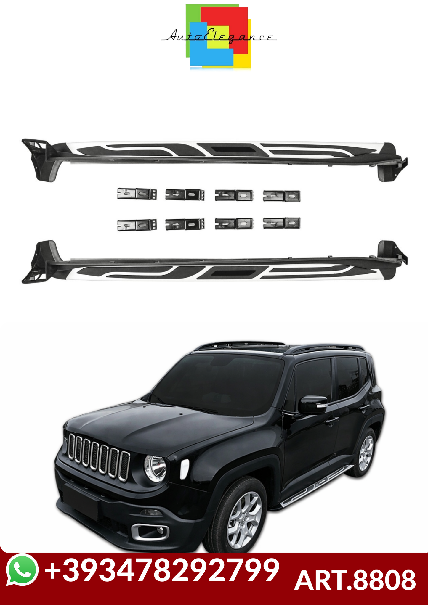 💕ART.8808 PEDANE Jeep Renegade Dal 2016 💕