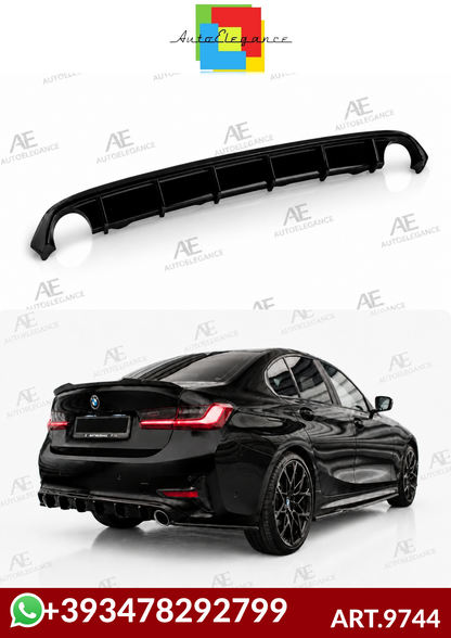 💕ART.9744 DIFFUSORI BMW 3 G20 2019+ NERO LUCIDO💕