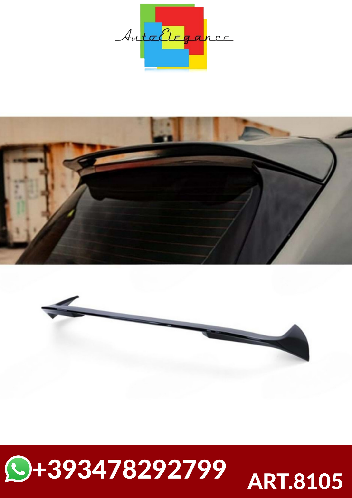 💕ART.8105 SPOILER BMW X5 F15 2013-2018💕