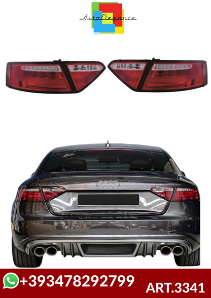 ART.3341 Fari Posteriori Audi A5 2-4P 07-09 Led Red/Smoked Cardna