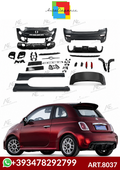 💕ART.8037 BODYKIT Fiat 500 2007-2015 Look ABARTH💕