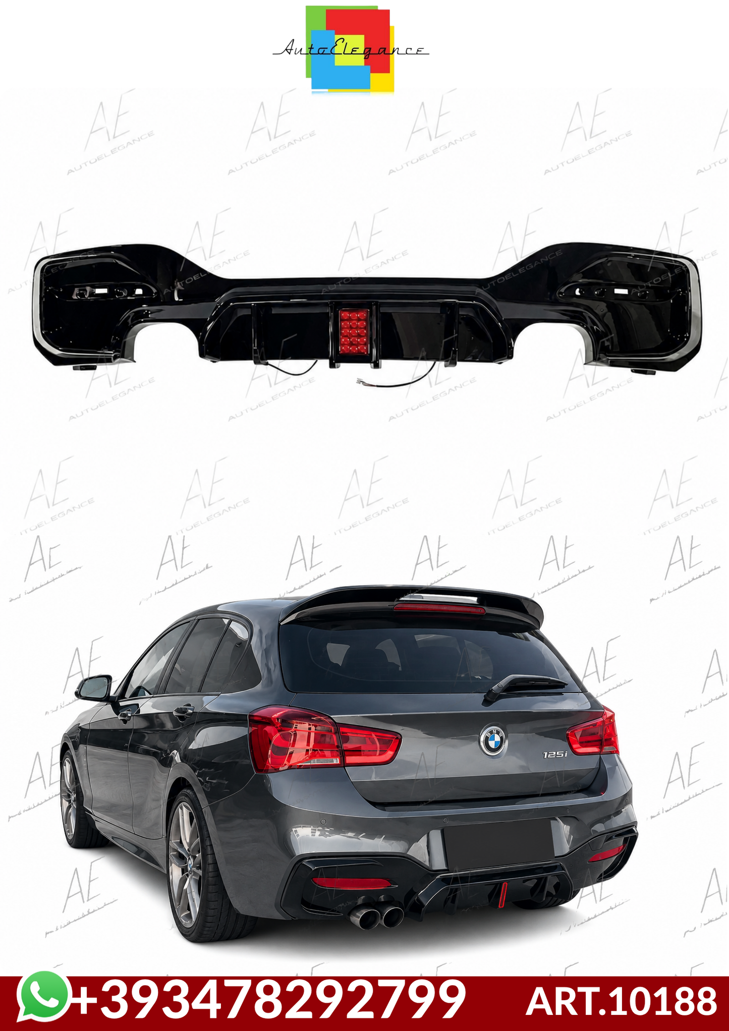 💕ART.10188 DIFFUSORI BMW F20 / F21 LCI 2015-2019 💕