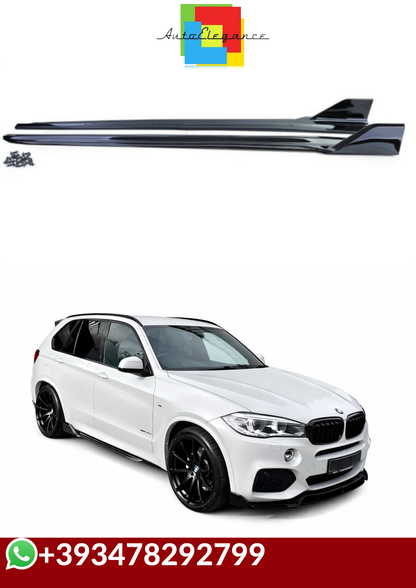 💕Sotto Minigonne laterali nero lucido per BMW X5 F15 13-18💕