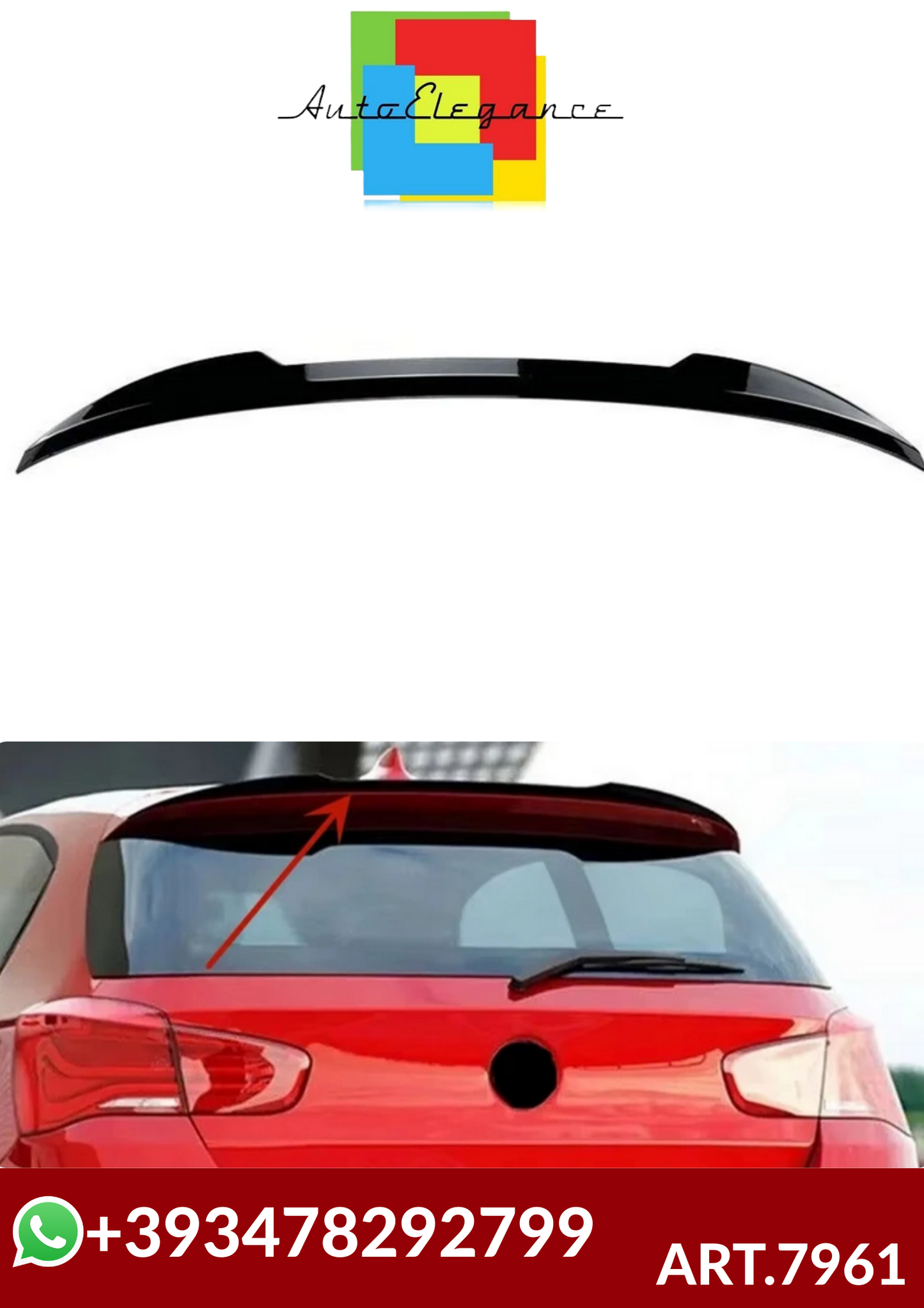 💕ART.7961 SPOILER BMW 1 F20 F21 2012-2020    💕