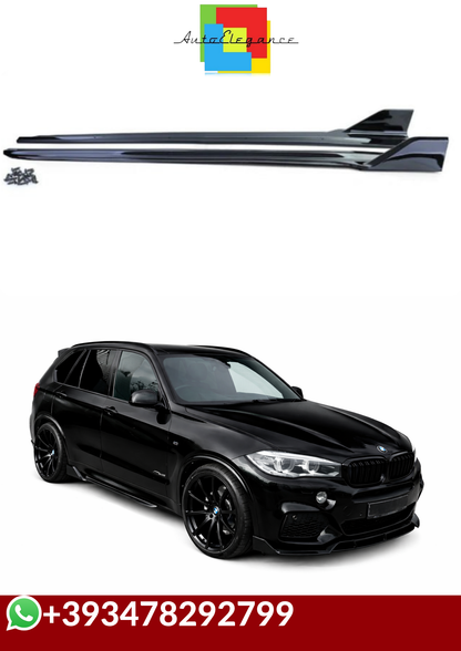 💕Sotto Minigonne laterali nero lucido per BMW X5 F15 13-18💕