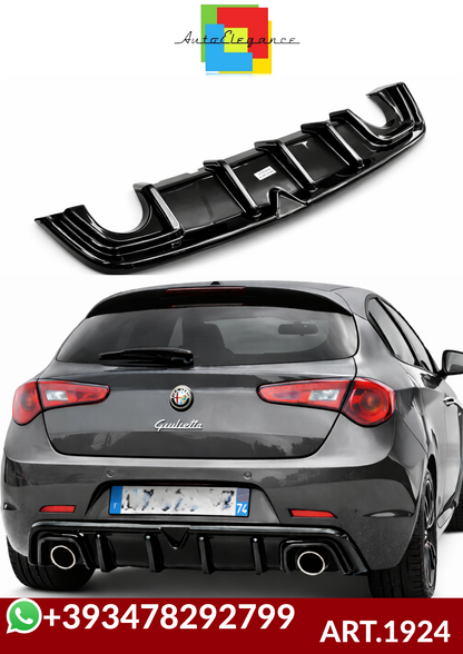 💕ART.1924  DIFFUSORE ALFA ROEMO GIULIETTA 2010-2020 NERO LUCIDO 💕