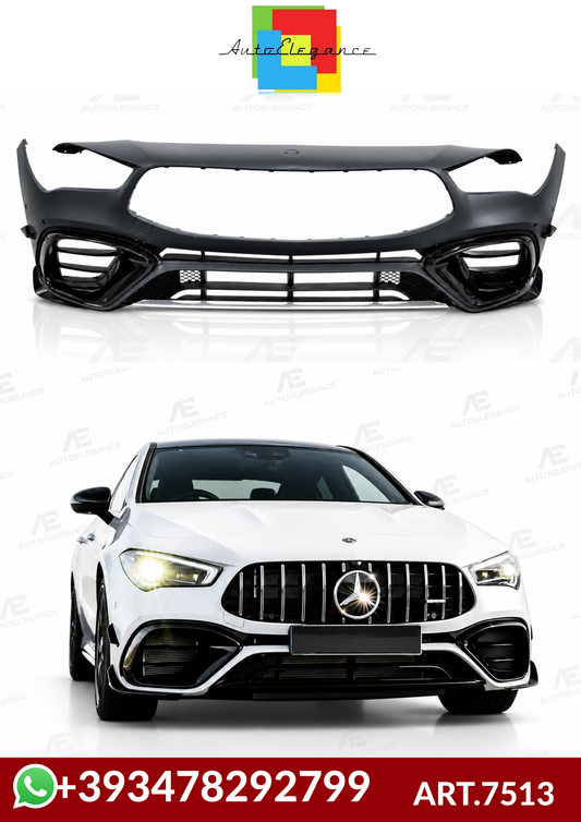 ART.7513 Paraurti Anteriore CLA45 AMG Stile S per MERCEDES CLA W118 19-23