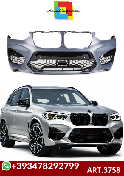 💕ART.3758 Paraurti anteriore  Bmw X3 G01, X4 G02 17-21 SPLITTER NON INCLUSO💕