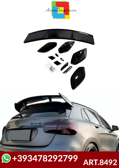 💕ART.8492 SPOILER Mercedes Benz GLA Class X156 NERO  LUCIDO 💕