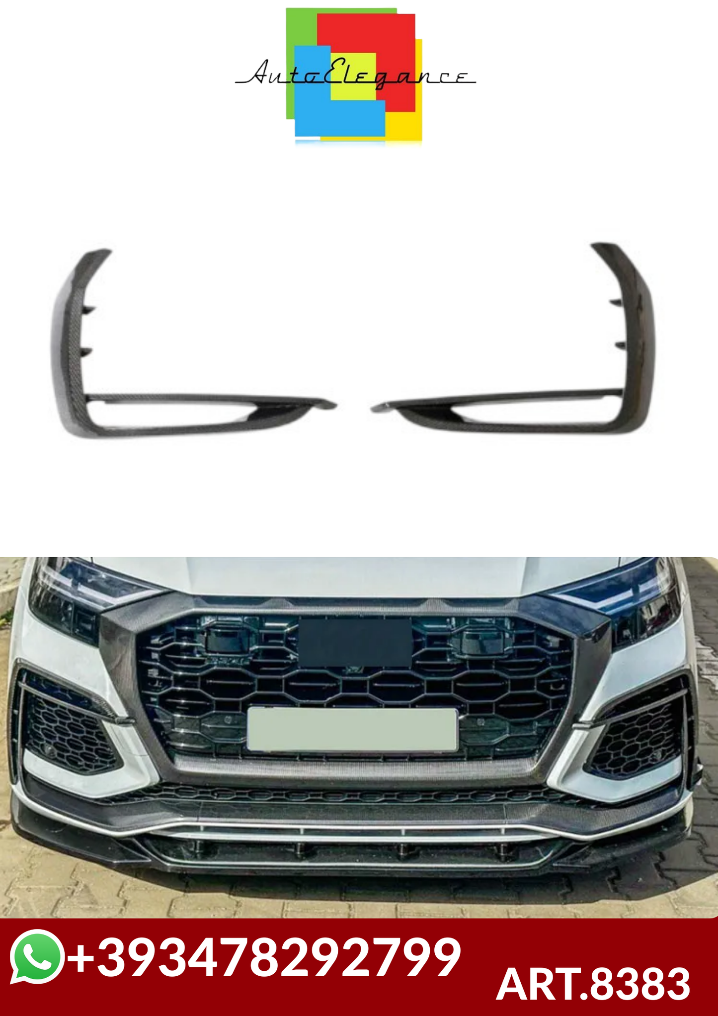 💕ART.8383 FLAPS FENDINEBBIA  Audi RS Q8 RSQ8 2020-2023💕